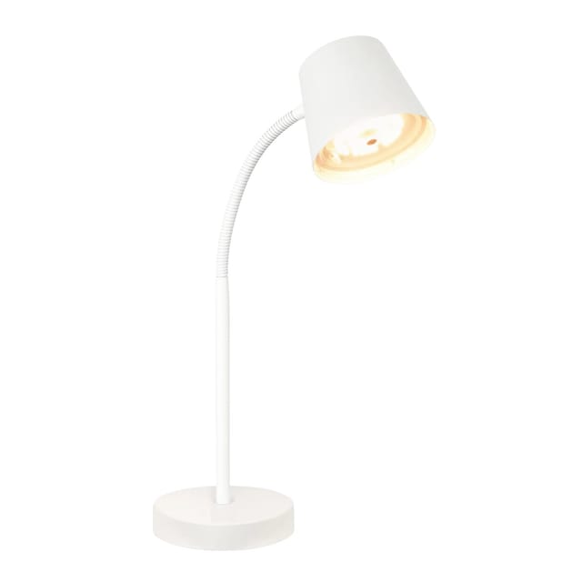 Brilo Akku-Schreibtischlampe Biwo Schwenkbar Dimmbar Touch Weiß