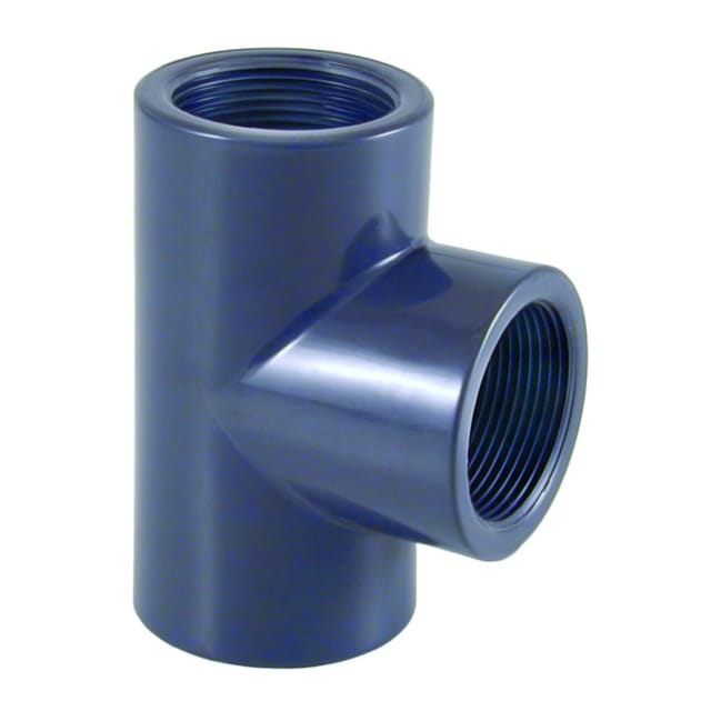 Cepex PVC Fitting T-Stück 1 1/2 Zoll PN10 Rohrverbinder