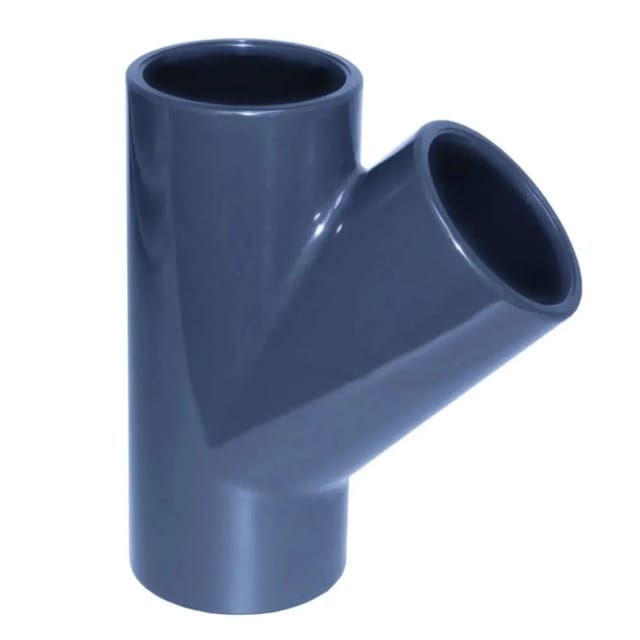 Cepex PVC-U T-Stück Muffe 32 mm PN16 45°
