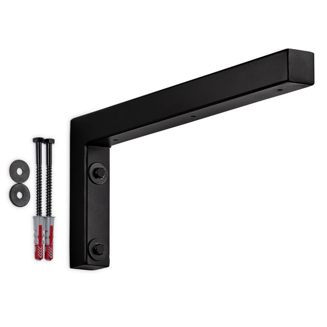 SOTECH Wandkonsole L-Winkel WK350 350 x 150 x 30 mm Schwarz Matt