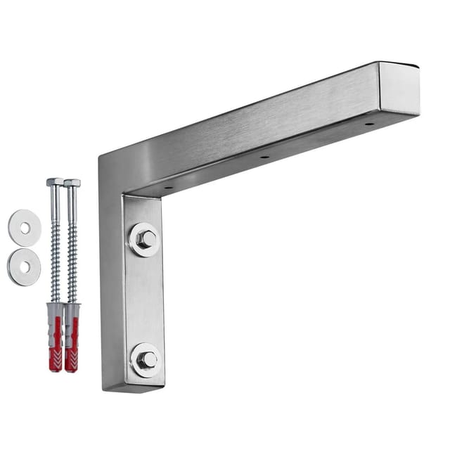 SOTECH Wandkonsole L-Winkel WK300 300 x 150 x 30 mm Edelstahl Gebürstet