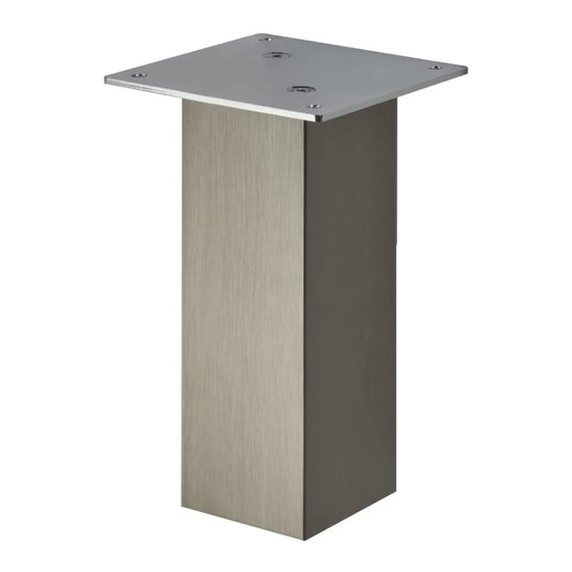SOTECH Barkonsole Gerade Höhe 210 mm 120 x 120 mm Edelstahloptik Ohne Steckdosen
