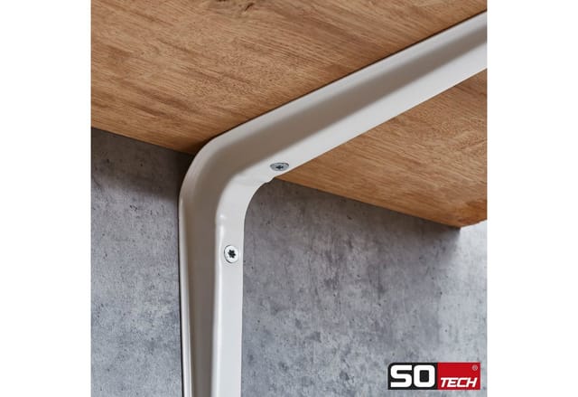 SOTECH Regalkonsole RK15 Weiß 121 x 83 mm