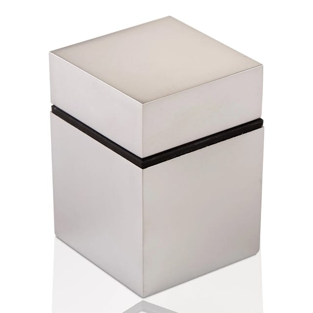 SOTECH Glasbodenträger CUBE 40 x 40 mm Chrom Matt
