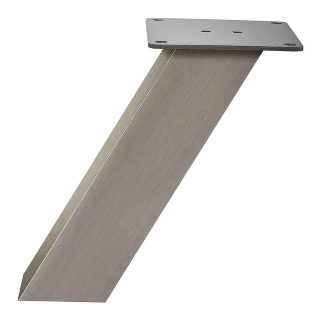 SOTECH Barkonsole OLBIA Eckig 50 x 50 mm Schräg Höhe 220 mm Edelstahloptik
