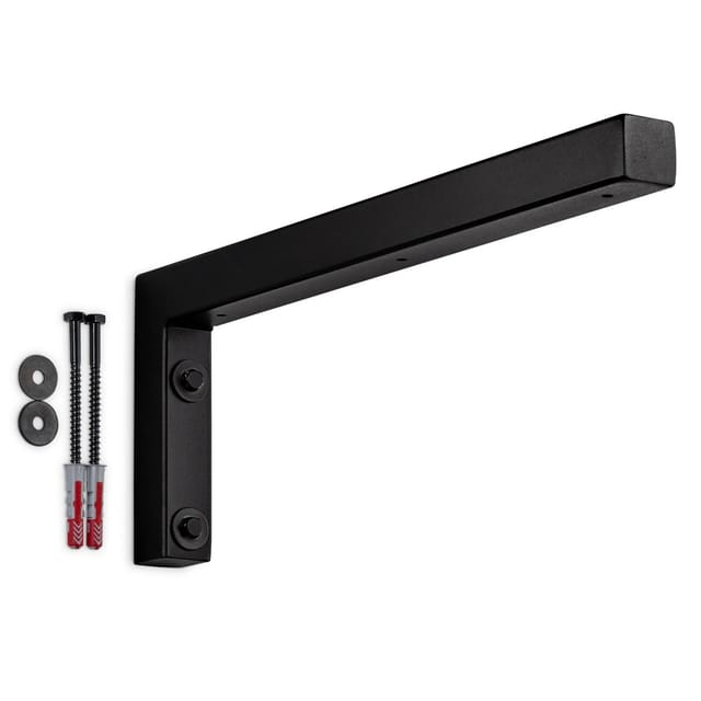 SOTECH Wandkonsole L-Winkel WK400 400 x 150 x 30 mm Schwarz Matt