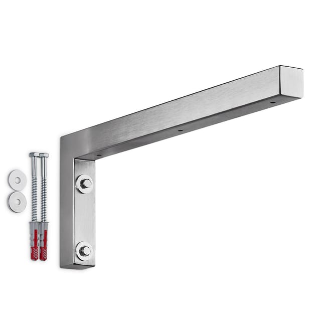 SOTECH Wandkonsole L-Winkel WK400 400 x 150 x 30 mm Edelstahl Gebürstet
