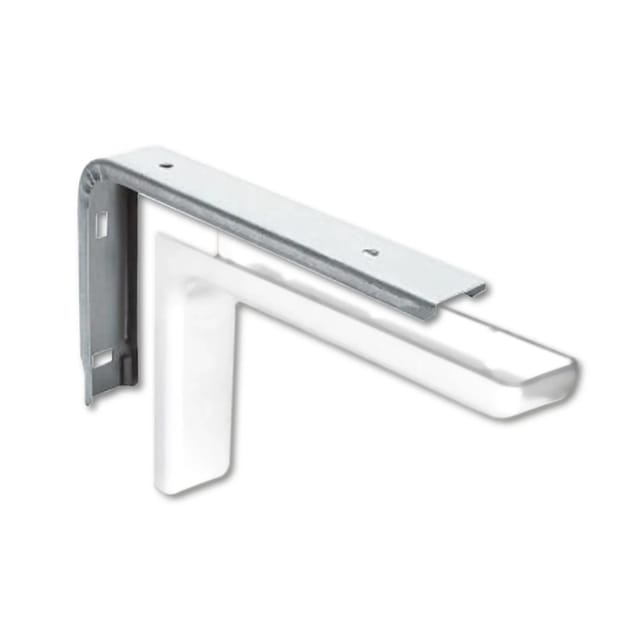 SOTECH Regalkonsole Regalbodenträger mit Abdeckung Größe 24 cm Weiß