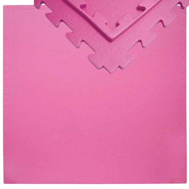 eyepower Trainingsmatte mit Rand 90 x 90 x 12 mm Pink