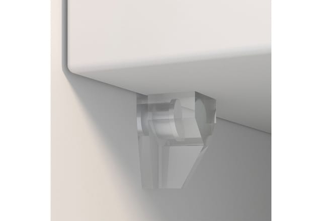 SOTECH 50 x Bodenträger Safety D5 mm Transparent Länge 10 mm