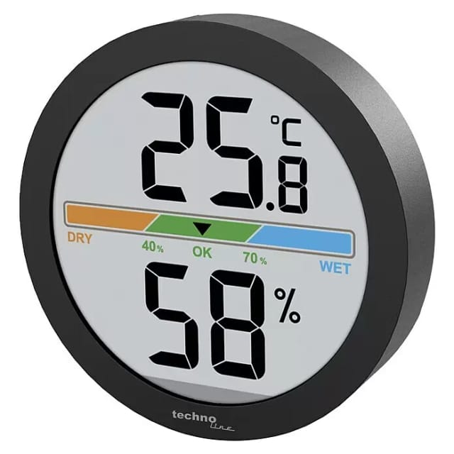 technoline Temperaturstation WS 9418 Schwarz