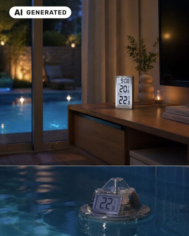 technoline Poolsensor WS 9079 Weiss