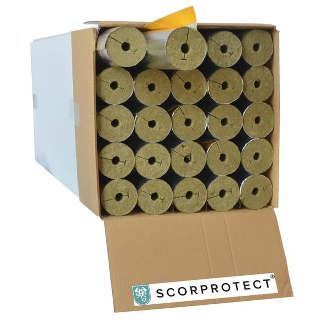 Scorprotect Karton Rohrisolierung Alu 18 MM X 30 MM