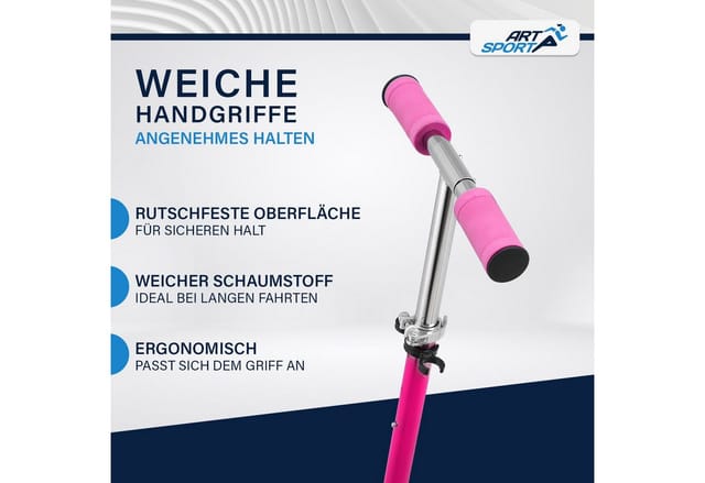ArtSport Scooter Cityroller Girl Power Pink