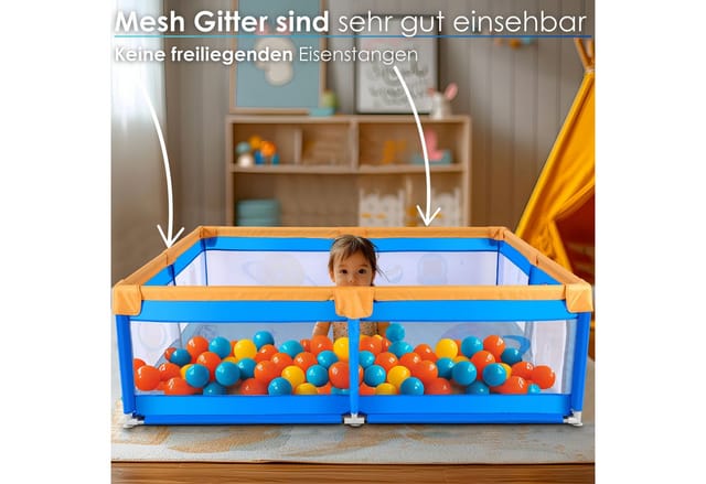 Ecosa EO-5070 Laufgitter Kinderlaufstall 200x180cm Faltbar
