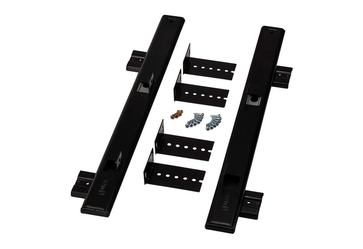 SOTECH JUNKER Unterbau Tastaturauszug Teilauszug KT1-30-H35-400-NF 400 mm Schwarz
