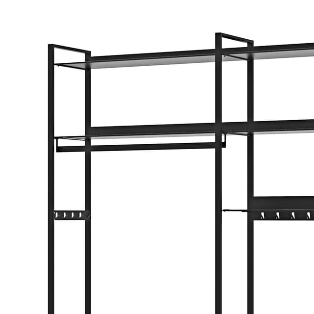 Kesseböhmer YouK Garderobenstange Schwarz 900 mm