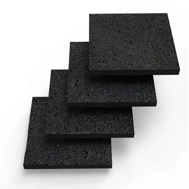 Bauheld Schwingungsdämpfer Pads 90 x 90 x 10 mm 4 Stück