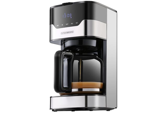 Steinborg SB-6050 Kaffeemaschine mit Timer LED Display 1.5 L Kapazität 900W