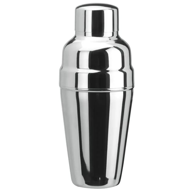 Ich-Zapfe Cocktail Shaker 3-teilig Edelstahl mit Eisrückhalter 500 ml