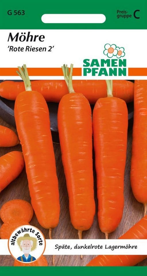 SAMEN PFANN Möhre Rote Riesen 2