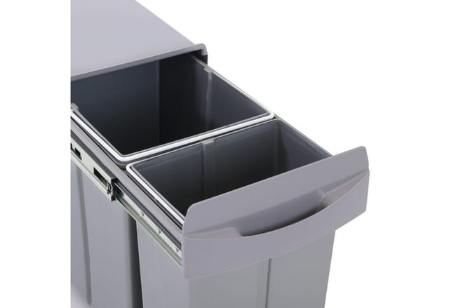 SVITA EMCombo30 Einbaumülleimer 30L 10L+20L 2 Fächer mit Deckel Mülltrennsystem