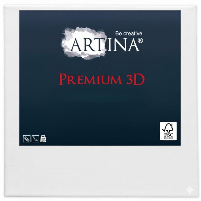 Artina Keilrahmen Leinwand Premium 3D 90x90cm 380 g/m²