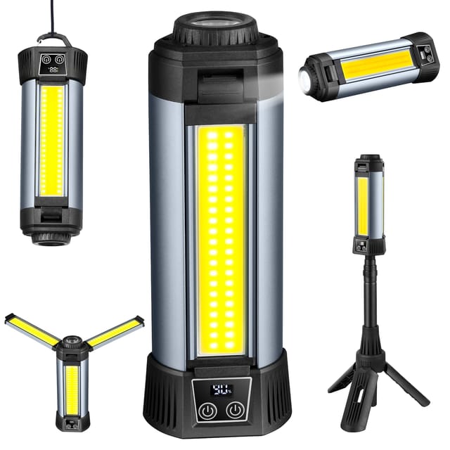 Steinborg SB-8200 12in1 LED-Multfunktionsleuchte mit Teleskopstange