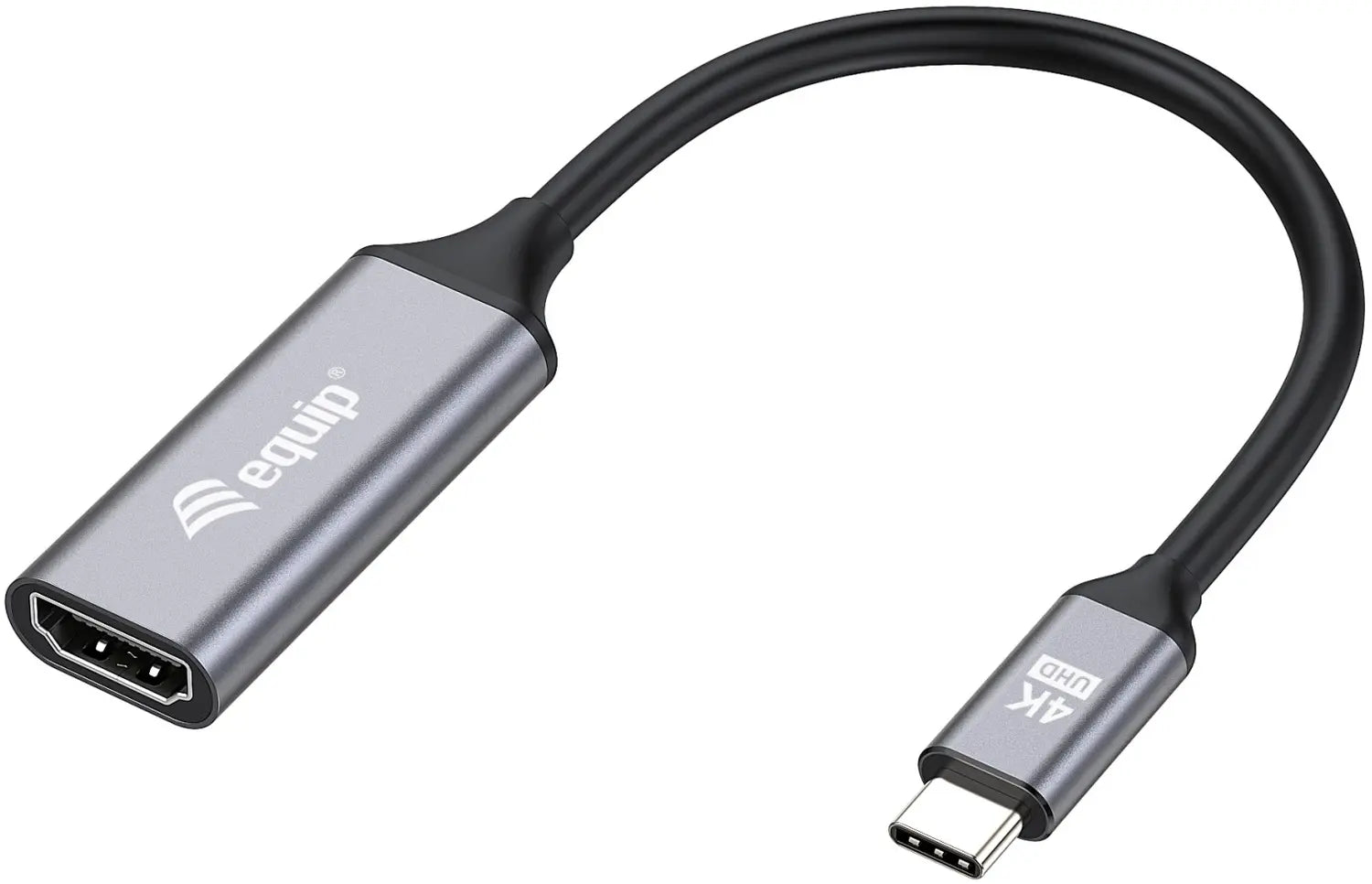 [neuwertig] B-ware Equip Adapter Konverter Zubehör Usb C Zu Hdmi Kabel Silber 4 K 60 Hz 0,15 M