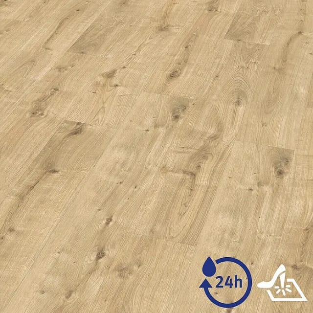 Egger Hybridbodenmuster Aquadura EDF210 Westport 297 mm x 193 mm Eiche Hell
