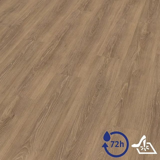 Egger Hybridbodenmuster Aquadura+ EDF197 Capri 297 mm x 193 mm Eiche Braun