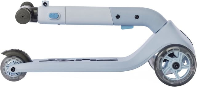 PUKY Push Roller mit 3 LED Rädern Klappbar Arctic Blue 5201