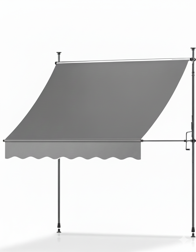 Sol Royal Klemmmarkise 2m Breit ohne Bohren SolVision BM3 Anthrazit