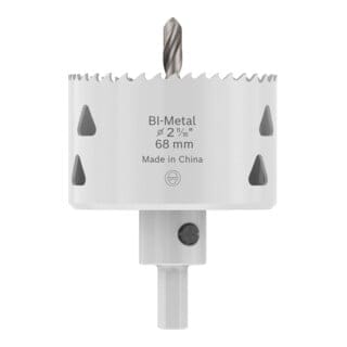 Bosch Lochsäge Multi Material mit Aufsteckhalter Ø 68 mm x 40 mm Silber