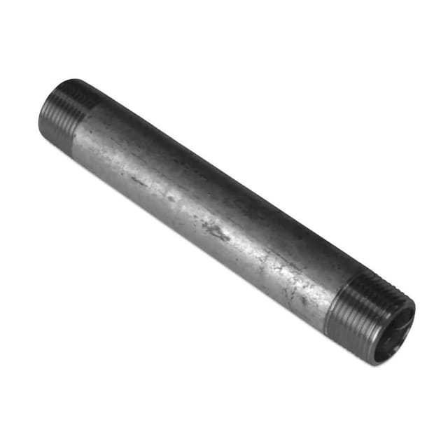 Klasebo Gewindefitting Rohrnippel Verzinkt 3/4 Zoll 80 mm Metall