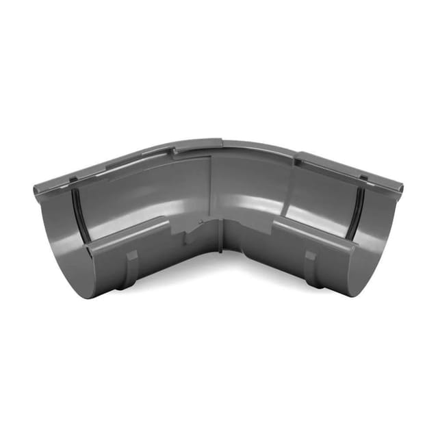 Bryza Regenrinne-Eckstück Einstellbar 120° bis 145° Graphit System 100