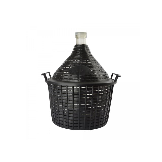 Ich-Zapfe Weinballon Dame Jeanne Weidenkorb 15L
