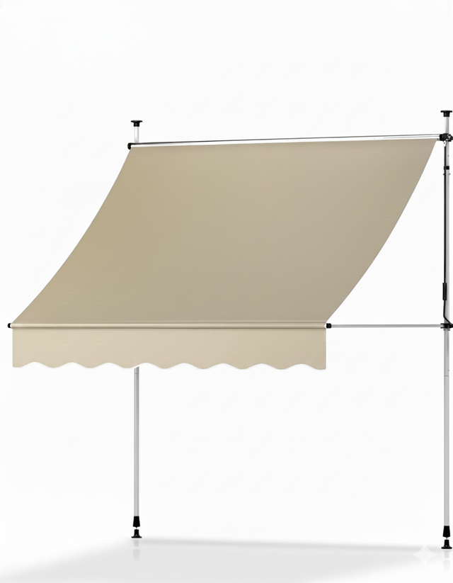 Sol Royal Klemmmarkise 1 5m Breit ohne Bohren SolVision BM3 Beige