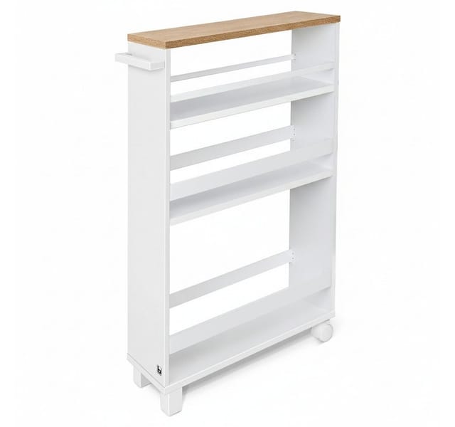 Bomoe Nischenregal 15cm Breit Hylla 79x50cm Weiß & Eiche