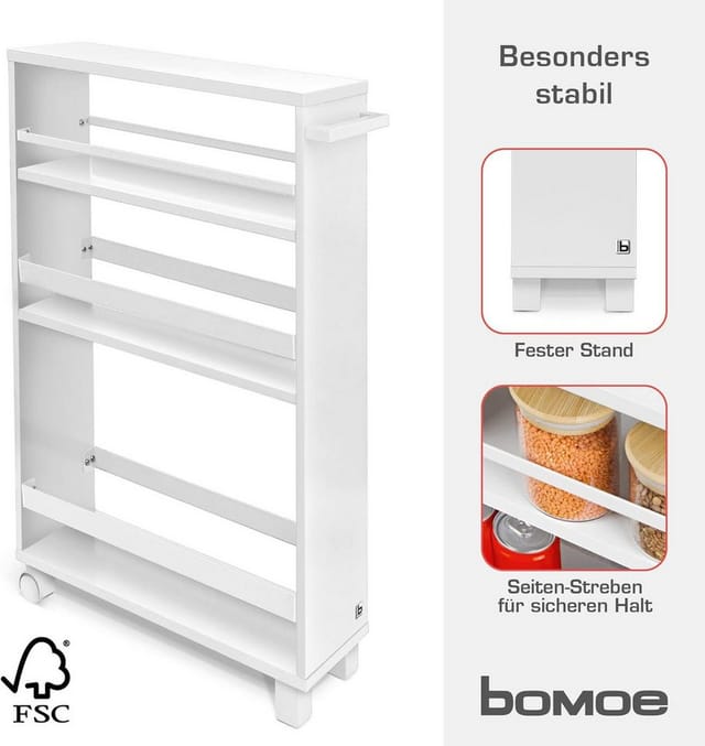 Bomoe Nischenregal 15cm Breit Hylla 79x50cm Weiß