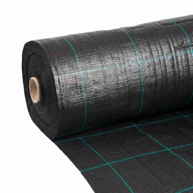 Boni-Shop Unkrautvlies Bodengewebe 2,10 x 100 m 100 g/m² Schwarz Kunststoff
