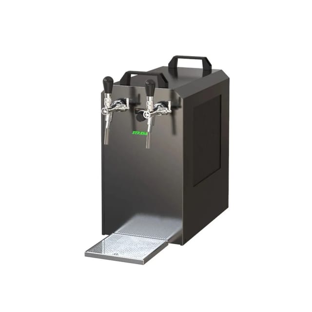 Ich-Zapfe Bierzapfanlage Stream 80K mit Bierkoffer Luftpumpe 2-Leitig