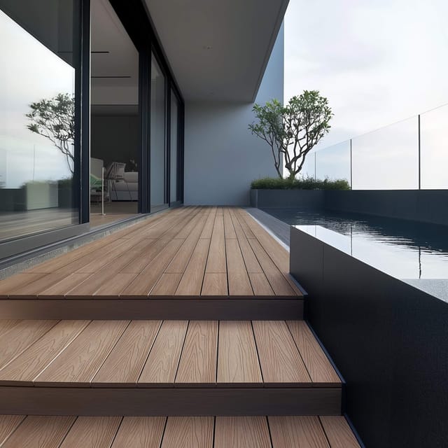 Home Deluxe WPC-Terrassendielen Samana Premium Teak 30 m²