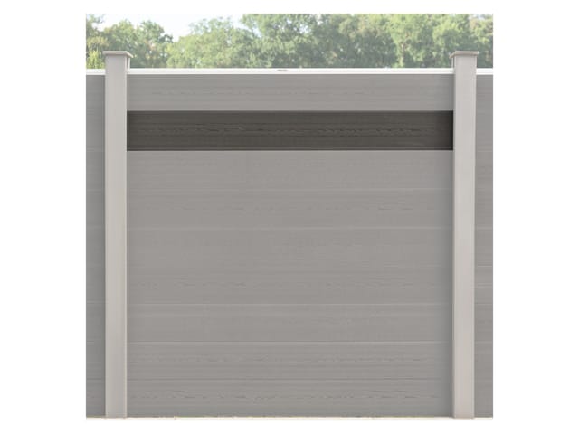 Home Deluxe WPC-Sichtschutzzaun-Ersatzpaneel Callado 20,3 cm x 170 cm Anthrazit