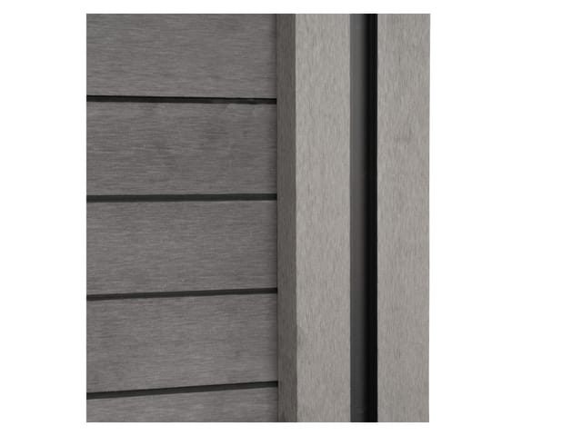 Home Deluxe WPC-Sichtschutzzaun Callado 4 Elemente 185 cm x 714 cm Anthrazit