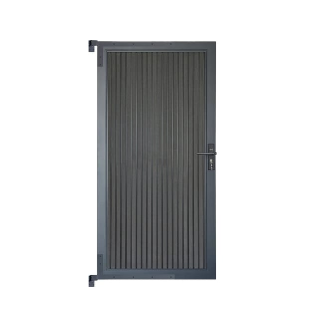 Home Deluxe WPC-Gartentor Callator Premium Vertikal 80 cm x 180 cm Anthrazit