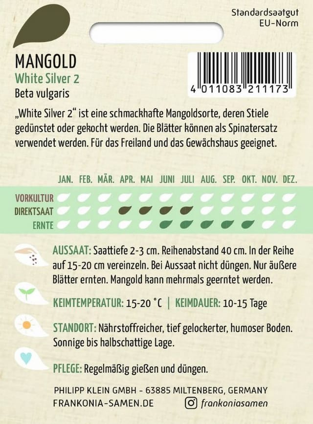FRANKONIA Mangold White Silver 2