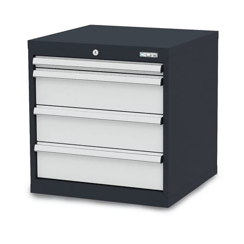 Simplaflex Schubladenschrank mit 4 Schubladen BxTxH 900 x 575 x 620 mm