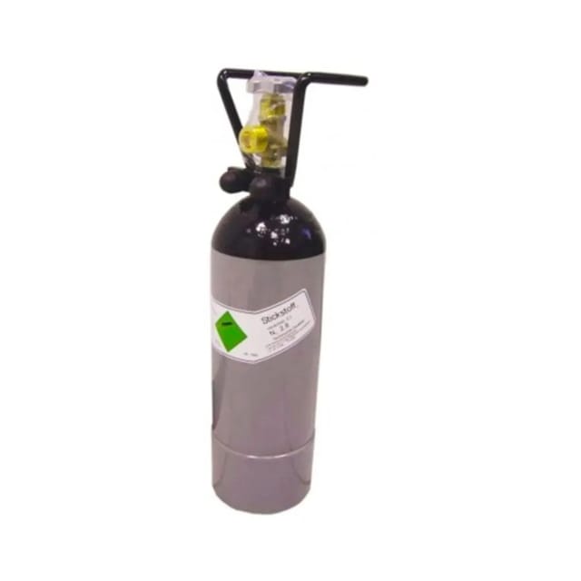 Ich-Zapfe Stickstoffflasche 2, mit Flaschencage LebensmittelqualitÄT Metall