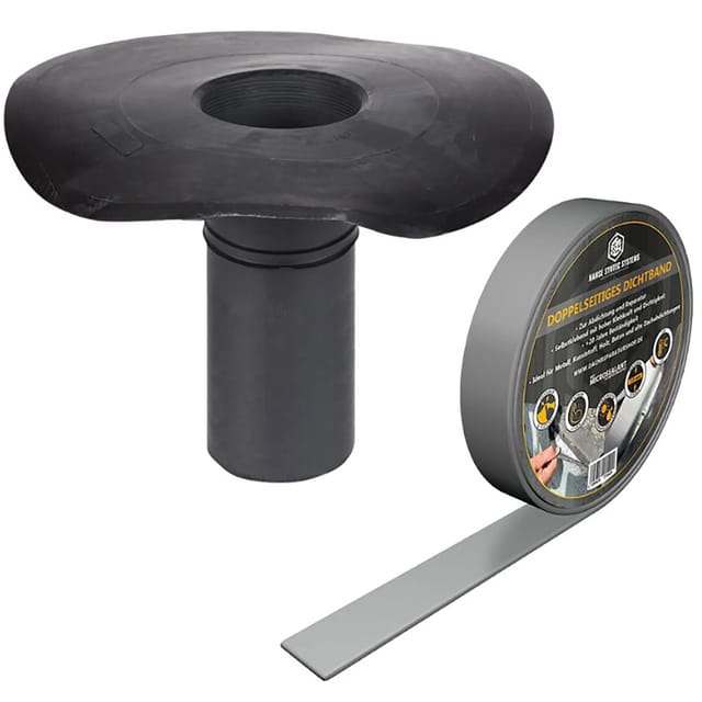 Dachprotect Klebe-Gully Set DN 100 inkl. doppelseitigem Dichtband MicroSealant